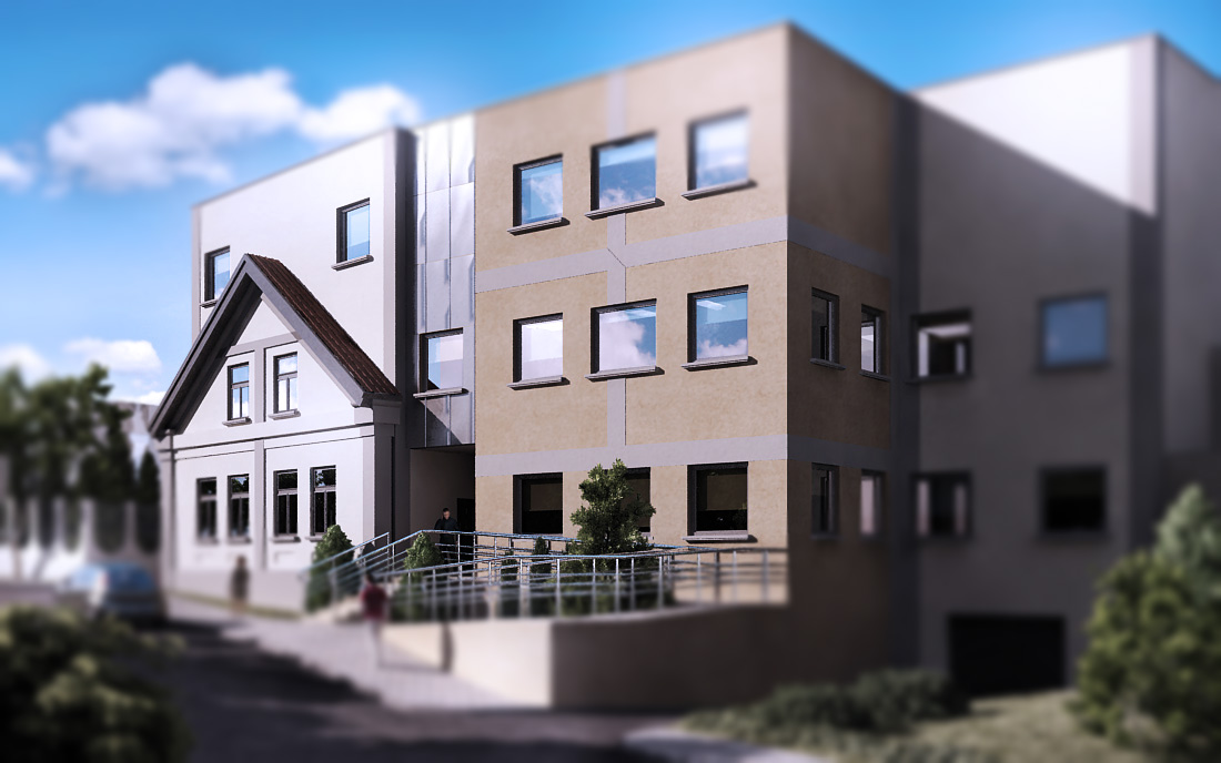 Budynek gabinetów Centrum Zdrowia w Białymstoku